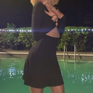 BLACK RUE21 MINI DRESS